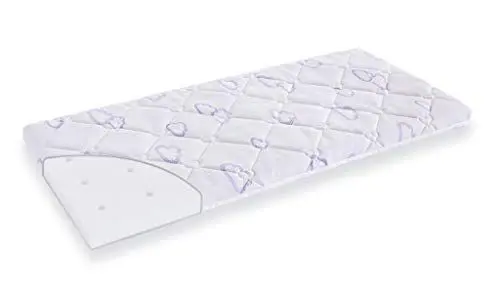 Produktbild: Träumeland T030501 - Matratze Sleepy für Wiege, Größe 40 x 90 cm, eckige Form