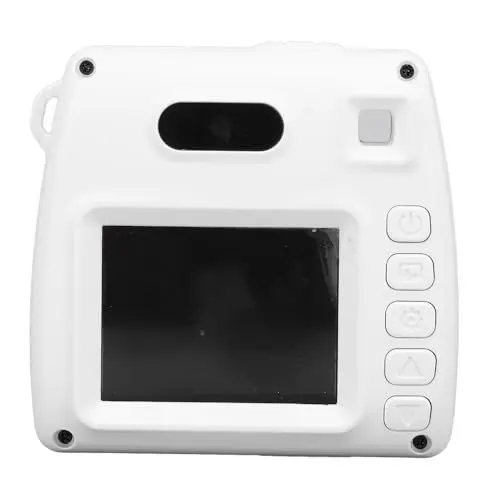 Produktbild: Tragbare 1080P-HD-Kamera für Schüler mit Objektiv, LED-Fülllicht und 2. 0-Zoll-Bildschirm (White)