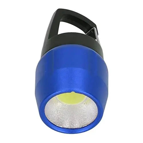 Produktbild: Tragbare Camping Lichter LED Zelt mit Karabiner Clips Outdoor Laterne Lampe Hängen Licht Wasserdichte Notfall SOS Signal Licht (Blue)