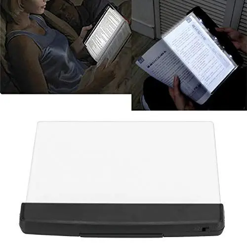 Produktbild: Tragbare Lesezeichen Licht Lightwedge mit Abnehmbarem Seitenclip, Buch Licht LED-Lesung Helles Licht Lampenbrett Familienstudie Licht Augenpflege Leselampe, zum Lesen im Bett, Auto, Nacht Lesen