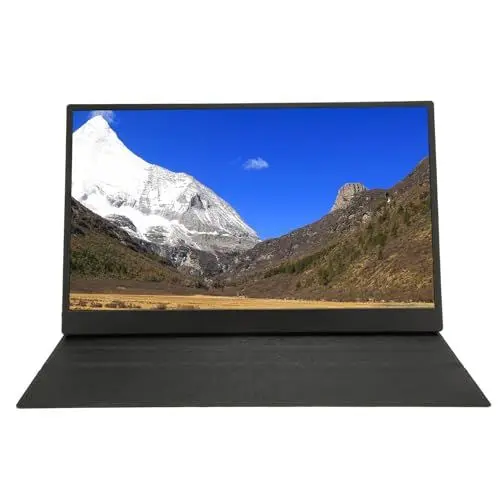 Produktbild: Tragbarer, 17,3 Zoll, 2,5 K IPS HDR, Tragbarer, Reisemonitor, Externer Mobiler -HD-Bildschirm Vom Typ C für Laptop-Tablet (EU-Stecker)