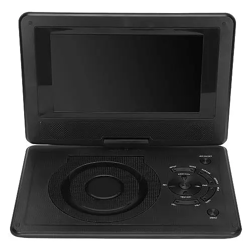 Produktbild: Tragbarer 8,5 Zoll DVD Player für Kinder, Auto DVD Player, mit Fernbedienungsgriff, Multifunktionaler, Praktischer Auto TV Player, Unterstützt CD, DVD, SD Karte, USB