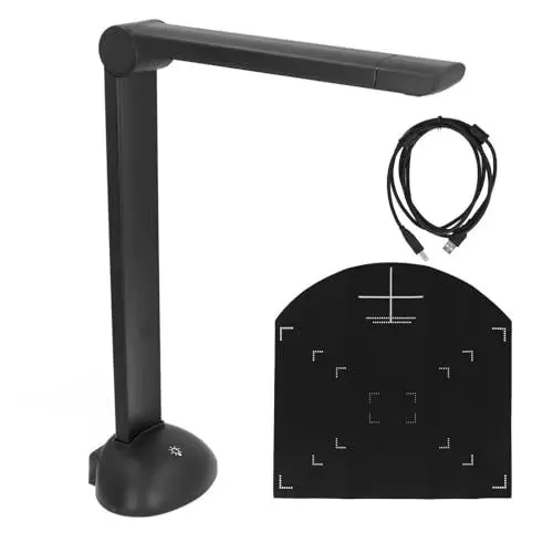 Produktbild: Tragbarer A3-A4-Dokumentenscanner mit LED-Licht, 12 MP HD 3672 X 2856 Auflösung, USB-Schnittstelle, Faltbar