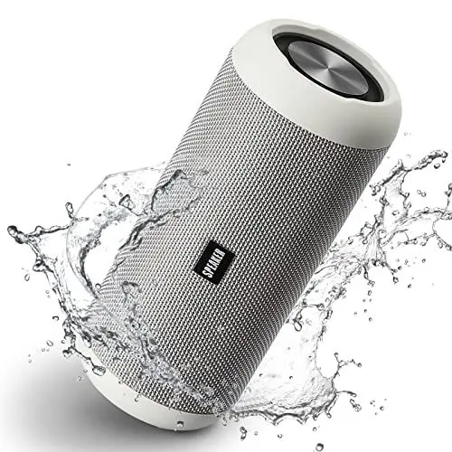 Produktbild: Tragbarer Bluetooth-Lautsprecher, 30 W, Bluetooth 5.0, Dual-Treiber mit HD-Stereo-Funktion, Bluetooth-Lautsprecher, wasserdicht IPX6, 30 Stunden, Playtime, integriertes Mikrofon, unterstützt FM-Radio,