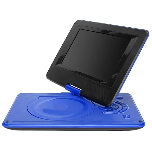 Produktbild: Tragbarer DVD Player mit Bildschirm, Auto DVD Player, Tragbarer HD Kinder DVD Player, Multifunktionaler Praktischer Auto TV Player mit Fernbedienung und Griff