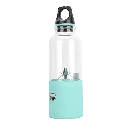 Produktbild: Tragbarer Elektrischer Obst- und Gemüse-Entsafter mit Sechs Klingen, Hochfrequenz-Schneiden und Langer Akkulaufzeit für den Heimgebrauch (500ML)