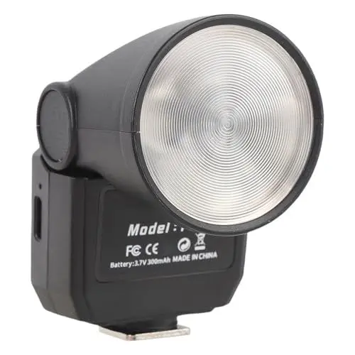 Produktbild: Tragbarer -Kamera Flash GN8, Hot Shoe Mount Blitz für Kamera, 6500K CRI97 External Fülllicht