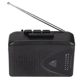 Produktbild: Tragbarer Kassetten Rekorder, FM AM Radio Walkman Tape Player, Eingebautes Mic, 2AA Batterie oder USB-Netzteil