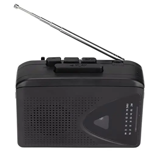 Produktbild: Tragbarer Kassetten Rekorder, FM AM Radio Walkman Tape Player, Eingebautes Mic, 2AA Batterie oder USB-Netzteil