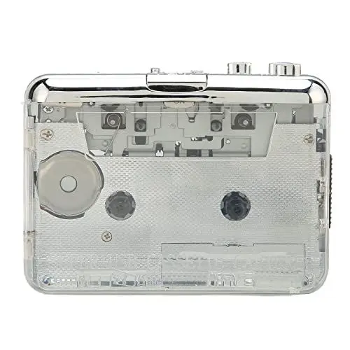 Produktbild: Tragbarer Kassettenrekorder, UKW-AM-Radio-Walkman-Kassettenspieler, Eingebautes Mikrofon, 2AA-Batterie oder USB-Netzteil, mit 3,5-mm-Kopfhöreranschluss