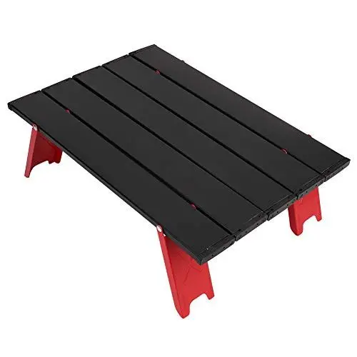 Produktbild: Tragbarer Klapptisch, Campingtisch, Campingtisch, Grilltisch, Klappbarer Picknicktisch, Mini-Picknicktisch aus Aluminiumlegierung, Leichter Klapptisch für Outdoor-Grillen, Rucksackreisen, Camping