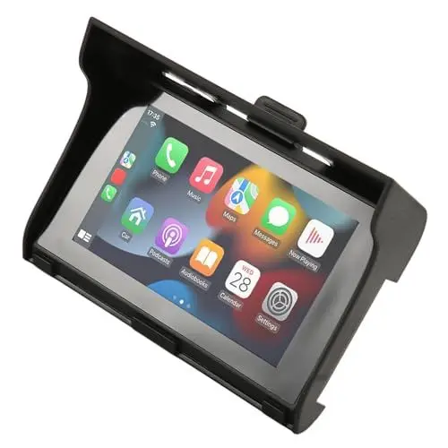 Produktbild: Tragbarer MP5-Player, IP67 Wasserdichter 9–30 V Motorrad-Player für Outdoor-Fahrten