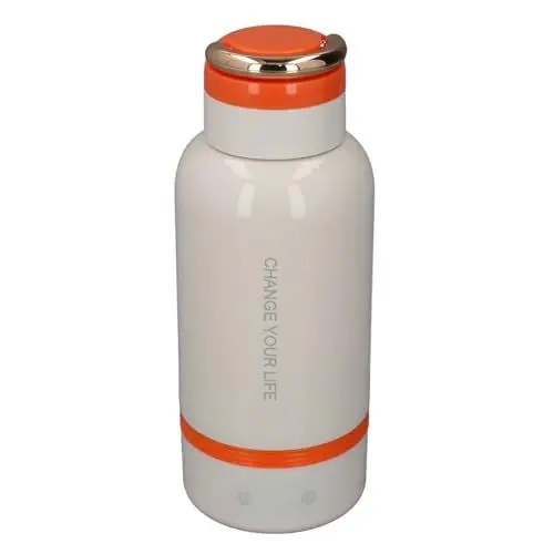Produktbild: Tragbarer Milchwärmer, Kabelloser, Schneller Babyflaschenwärmer für Muttermilch, Milchnahrung, Wasser, 500 Ml Reise-Wasserkocher mit Kabelloser Schnellheizung und Effizienter