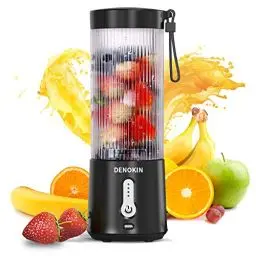 Produktbild: Tragbarer Mixer,450ml Persönlicher blender für Smoothies und Shakes,USB-wiederaufladbar Mini-Saftpresse für Sport,Reisen und Küche