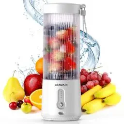 Produktbild: Tragbarer Mixer für Smoothies und Shakes,450ml Portable Blender Smoothie Maker USB Standmixer Mini Mixer to go für Sport,Reisen und Küche