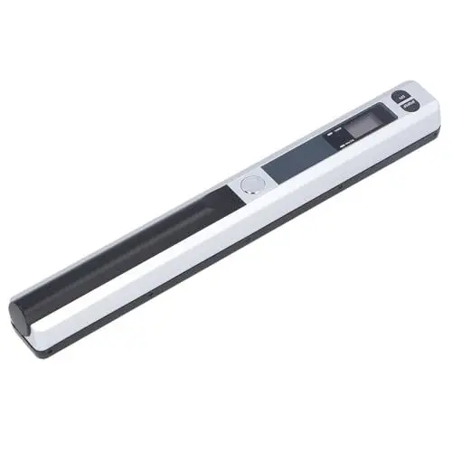 Produktbild: Tragbarer Scanner, 900 DPI Hand-Fotoscanner für A4-Dokumente, JPG/PDF-Format, Wand-Dokumentenscanner, Lädt Bilder über USB-Kabel auf den Computer Hoch (Silver)