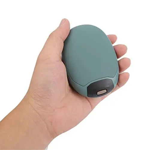 Produktbild: Tragbarer TaschenwäRmer, 6000mA 3-Stufige Temperatur-Digitalanzeige Elektrischer Taschen-USB-HandwäRmer FüR MäNner und Frauen, Outdoor Indoor Camping, Angeln, Radfahren, Skifahren (Grün)