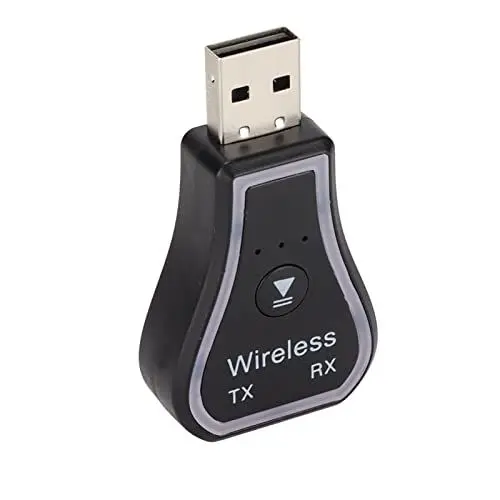 Produktbild: Tragbarer USB Bluetooth 5.0 Adapter Sender Empfänger Umgebungslicht Audio Dongle Drahtloser USB Adapter für PC Auto Lautsprecher Desktop Computer Laptop
