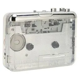 Produktbild: Band-zu-MP3-Konverter, USB-Kassette-zu-Digital-Konverter mit 3,5-mm-Kopfhörerbuchse, Audio-Musikkassette-Band-zu-MP3-Konverter-Player mit Automatischer Umkehrung
