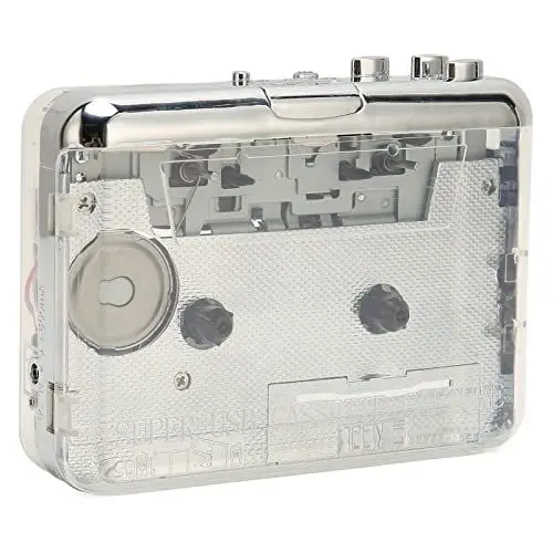 Produktbild: Band-zu-MP3-Konverter, USB-Kassette-zu-Digital-Konverter mit 3,5-mm-Kopfhörerbuchse, Audio-Musikkassette-Band-zu-MP3-Konverter-Player mit Automatischer Umkehrung