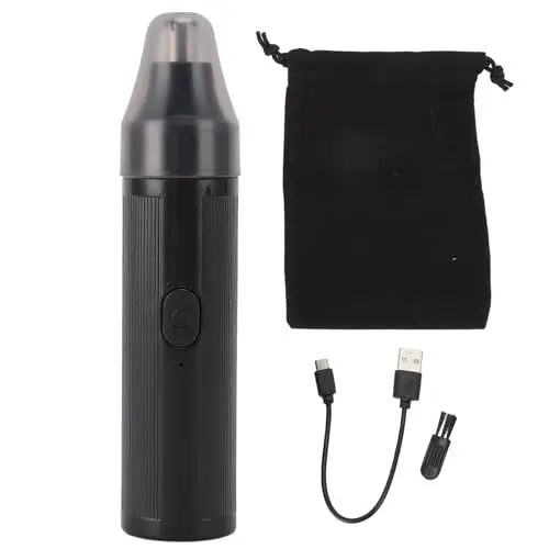 Produktbild: Tragbarer Wiederaufladbarer Elektrischer Nasenhaarschneider, Präzises Trimmen, Wiederaufladbar über USB, Sanft und Sicher, Modisches Design, Effiziente Haarentfernung für Zuhause