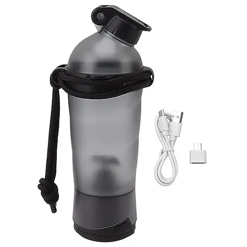 Produktbild: Qcwwy Tragbarer Wiederaufladbarer Elektrischer Proteinmixerbecher mit 550 Ml Fassungsvermögen, 18,5 Unzen, Ideal für Kaffee-Milchshakes