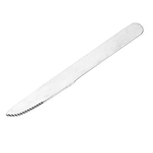 Produktbild: Tragbares Besteckset aus Edelstahl mit Flaschenöffner für Camping-Picknick, Leichtes Geschirrset für Outdoor-Aktivitäten, Silber, 4 Stück/Set
