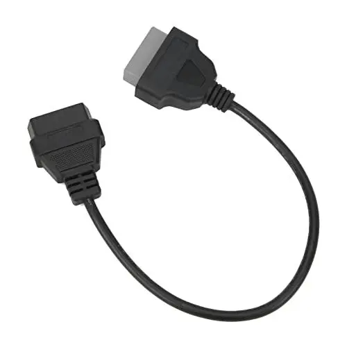 Produktbild: Tragbares OBD2-Kabel, 14-polig auf 16-polig, Autofehler-Diagnose-Adapter, Konverter, Kfz-Motorcode-Scanner. Schützen Sie die OBD II-Anschlüsse Ihres Autos und