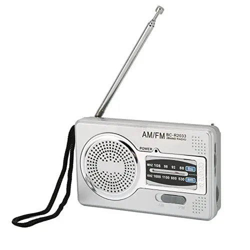 Produktbild: VBESTLIFE Tragbares UKW-Radio, AM-FM-Transistorradio -Chip-Digitalradio-Musikplayer mit Lautsprecher und Lautsprecher-Kopfhöreranschluss