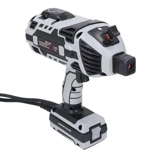Produktbild: Tragbares Schweißgerät mit IGBT-Wechselrichter, 6 Variable Stromeinstellungen, Tragbares ARC-Stabschweißgerät-Set für 1/16-1/8 Zoll Schweißstäbe, Heimwerker-Schweißwerkzeug