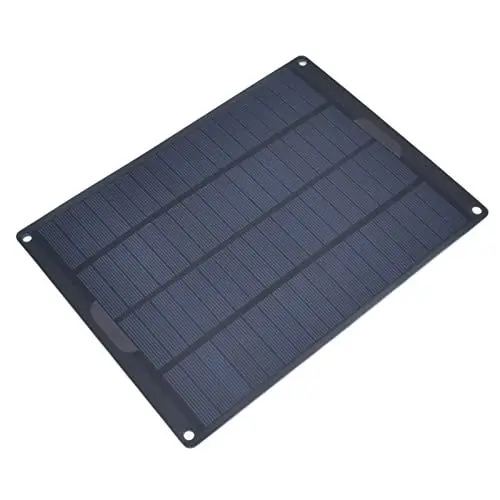 Produktbild: Tragbares Solarpanel, Leichtes, Wasserdichtes Solarladegerät für Outdoor-Haushaltsautos, 5,5 W, 18 V