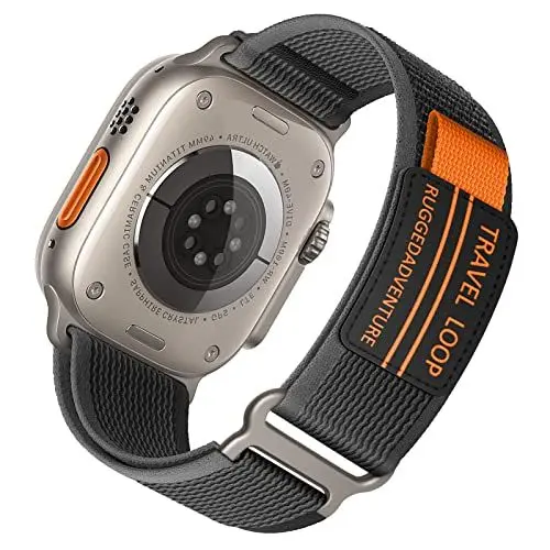 Produktbild: Trail Loop für Apple Watch Armband Ultra/2 49mm 46mm 45mm 44mm 42mm 40mm 41mm 38mm iWatch Armbänder Damen/Herren,Nylon Sport Klettverschluss Band für Apfelband SE/2nd Series 10 9 8 7 6 5 4 3 2 1