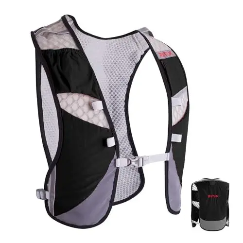 Produktbild: Trailrunning Rucksack 5L,Ultraleicht Laufrucksack Laufweste,Trinkrucksack Laufen,Hydration Pack Fahrradrucksack Für Draußen Sport (schwarz)