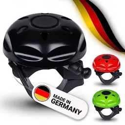 Produktbild: TRAILWOLF Fahrradklingel laut - Schwarz - Fahrradklingel Mountainbike, Rennrad Klingel, MTB Klingel - Klingel Fahrrad, Fahrrad Klingel, Fahrradglocke, Bike Bell - Made in Germany