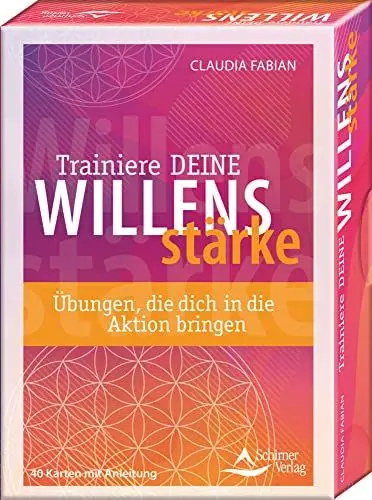Produktbild: Trainiere deine Willensstärke - Übungen, die dich in die Aktion bringen: - 40 Karten mit Anleitung