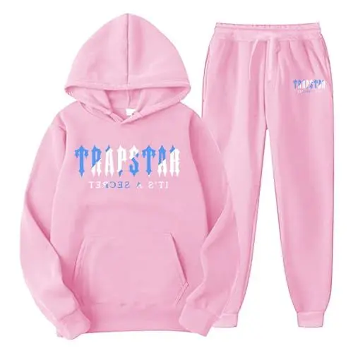 Produktbild: Trainingsanzug Herren 2 Piece Trainingsanzug Set Sportanzug Reißverschlusstasche Jogging Fitness Gym Hausanzug Marine 90Er Trainingsanzug Joginanzuge Herren 6 XL Fitnesskleidung MäNner