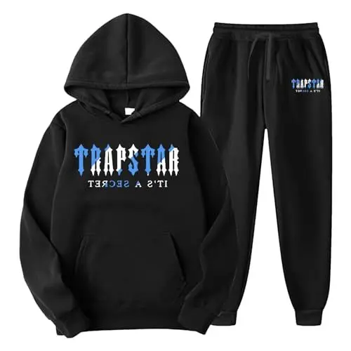 Produktbild: Trainingsanzug Herren Schlichter & Bequemer Jogginganzug Herren Jacken- & Ärmelabschllüsse mit elastischem Binding Trainingsanzug FußBall Herren Anzughose Sport Bekleidung MäNner Shirt