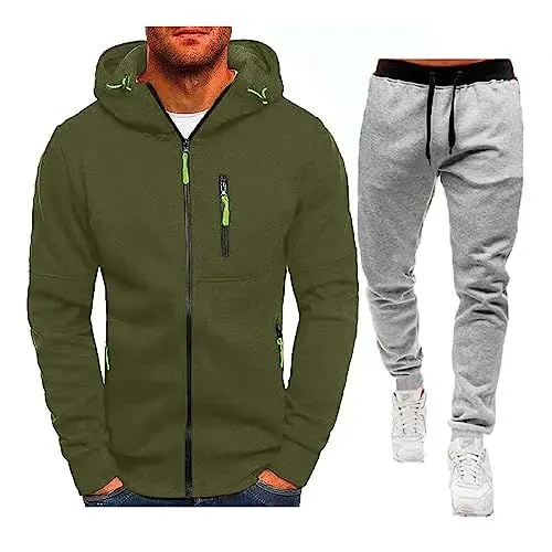 Produktbild: Trainingsanzug,Sport Outfit Herren,Handball,Jogginghose Herren grau,tech Fleece Hose,jogginanzug,VfB Trikot,Poloshirt Herren,Herren Trainingsanzug Baumwolle,Jogginganzug Herren Set