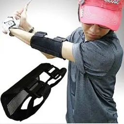 Produktbild: Trainingshilfe, Ellenbogenbandage, Schwungtrainer Ellbogen Trainingshilfen Swing Trainer Aid Golfschwung Schwungtraining für Anfänger Training mit Sound