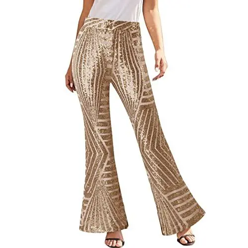 Produktbild: Trainingshose Damen High Waist Bequeme Bootleg Jogginghose Ausgestelltem Bein Schwarz Skims Dupe Yoga Hose Flared Leggings mit Taschen Outdoor-Sport Schlaghose Lang Push Up Sweatpants Sportleggins