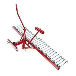 Produktbild: DEMA Traktor ATV Anbau Rasenstriegel DAR120 – 120 cm Entmooser Rasenkamm Vertikutierer 6-stufig für Rasenpflege