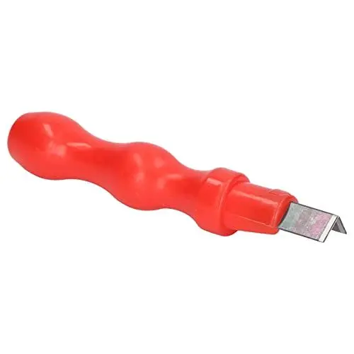 Produktbild: Tranchiermesser, 140 Mm Länge, Tragbarer Tranchierschneider, Hochgeschwindigkeitsstahlklinge, Prägnante Kante, Arbeitsersparnis für Leichtes Streifenschneiden (Rechter Winkel)
