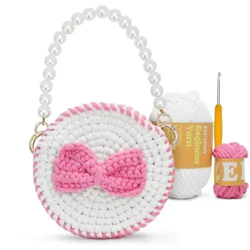 Produktbild: TranquilHome Häkelset für Anfänger, Häkelset, Schritt-für-Schritt-Video-Tutorial und detaillierte Anleitung (evtl. nicht in deutscher Sprache), Bastelzubehör für Erwachsene, Mädchen,