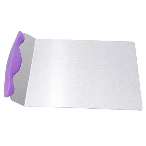 Produktbild: Edelstahl-Kuchenheber, Pizza-Transfertablett, Bewegliches Plattenwerkzeug, Ergonomisches Design für Kuchen, Pizza, Brot, Gebäck