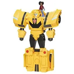 Produktbild: Transformers Spielzeug EarthSpark Spin Changer Bumblebee Action-Figur (20 cm) mit Mo Malto Figur (5 cm), ab 6 Jahren