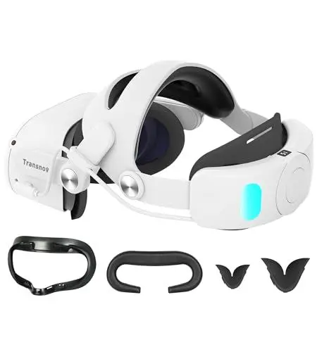 Produktbild: TRANSNOVO VR-Kopfgurt kompatibel mit Quest 2 (Kopfband 4)