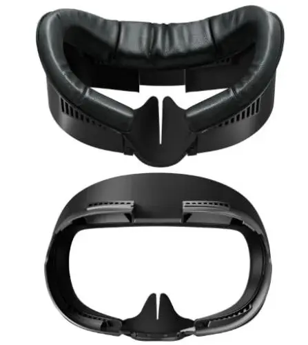 Produktbild: TRANSNOVO Face Cover Pad Facial Interface kompatibel mit Meta/Oculus Quest 3 Zubehör, Gesichtsschnittstelle Zwei Schaumstoff ersatzteile mit Linsenschutz für Quest 3 Gesichtspolster