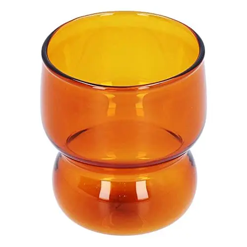 Produktbild: Transparente Glastasse, Hitzebeständige Kaffeetasse aus Borosilikatglas für Kalte oder Heiße Getränke, Wird in Café-Restaurants in der Hausküche Verwendet(Braun)