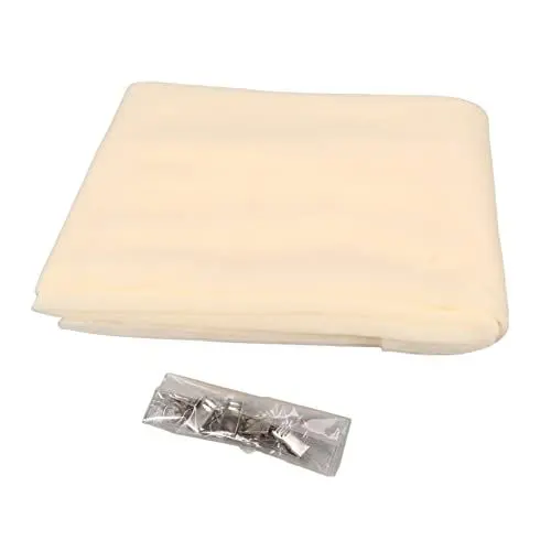 Produktbild: Transparenter Stoff für Hochzeitsbögen, Weicher Stoff für Hochzeitsbögen, mit 5 Clips für Party-Hintergründe (Beige)