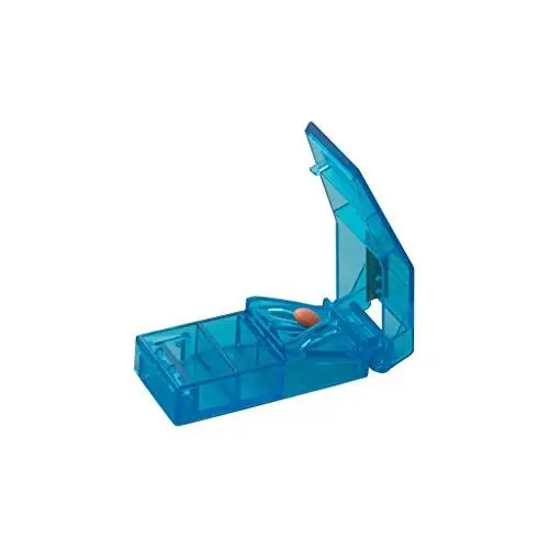 Produktbild: Transparenter Tablettenschneider mit Behälter